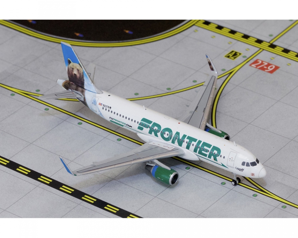 www.JetCollector.com: Frontier A320(S) Grizwald the Bear N227FR