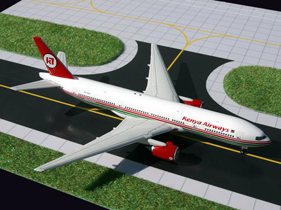 www.JetCollector.com: Kenya Airways B777-200ER 1:400 GeminiJets