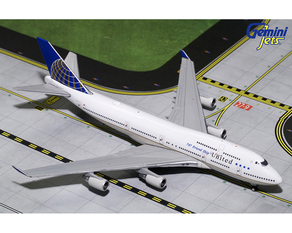 www.JetCollector.com: GEMINIJETS UNITED B747-400 747 FRIENDSHIP