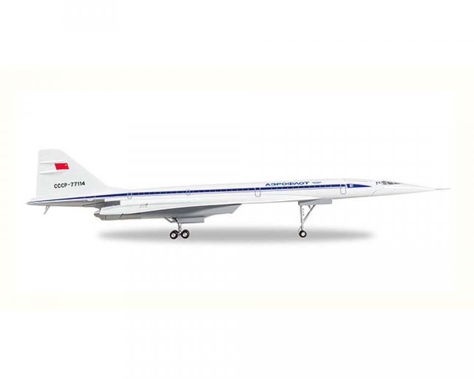 www.JetCollector.com: Aeroflot TU-144D CP-77114 1:200 Scale Herpa