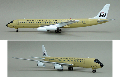 Braniff International DC-8-62 N1806 難あり www.JetCollector.com: Braniff Beige DC-8-62 N1806