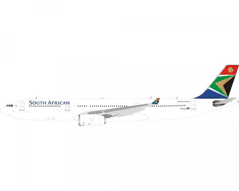 www.JetCollector.com: INFLIGHT SOUTH AFRICAN A330-200 W/STAND ZS