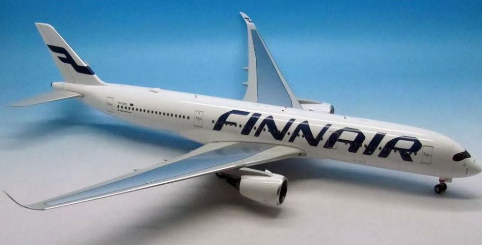 www.JetCollector.com: Finnair Airbus A350-900 Flaps Up w/ Stand OH-LWA