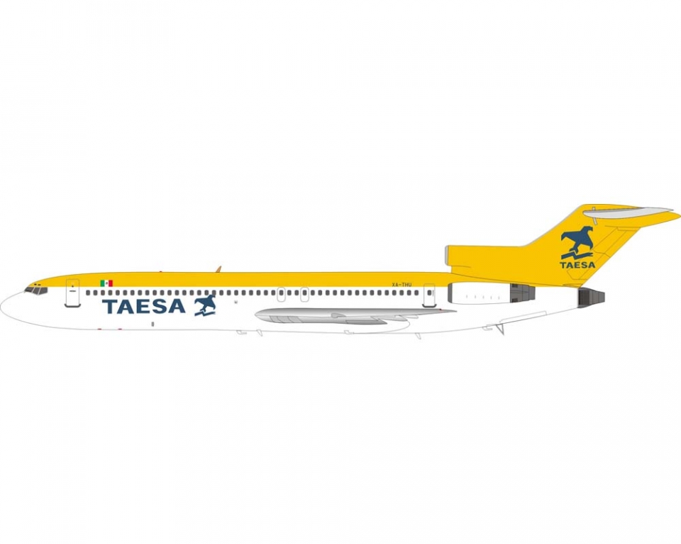 www.JetCollector.com: Taesa Boeing B727-200 w/stand XA-THU 1:200