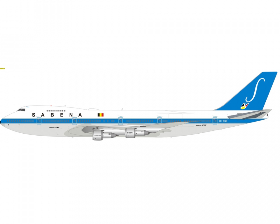 www.JetCollector.com: Inflight Sabena Boeing 747-100 Reg# OO-SGB w