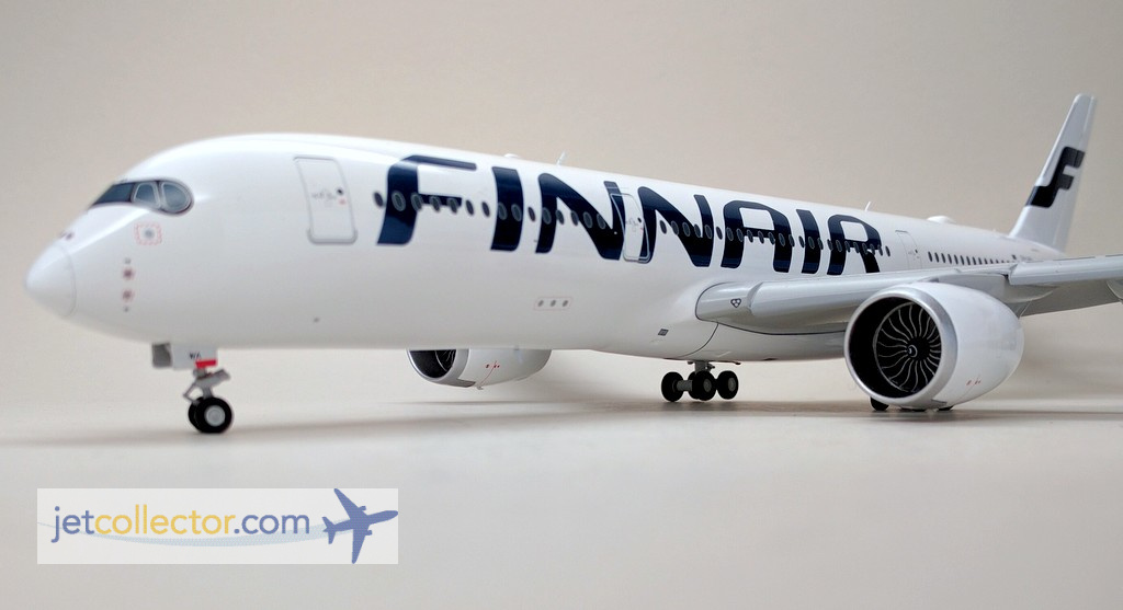 www.JetCollector.com: Finnair A350-900 Flaps Down OH-LWA w/Stand