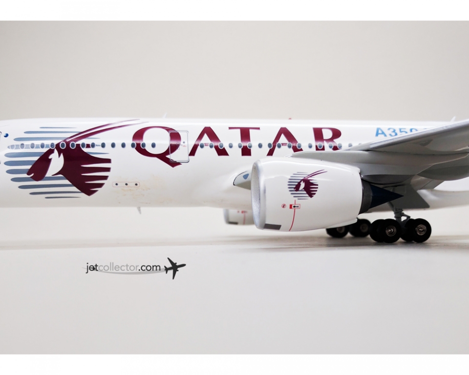 www.JetCollector.com: Airbus A350 House/Qatar Launch Flaps Up Reg