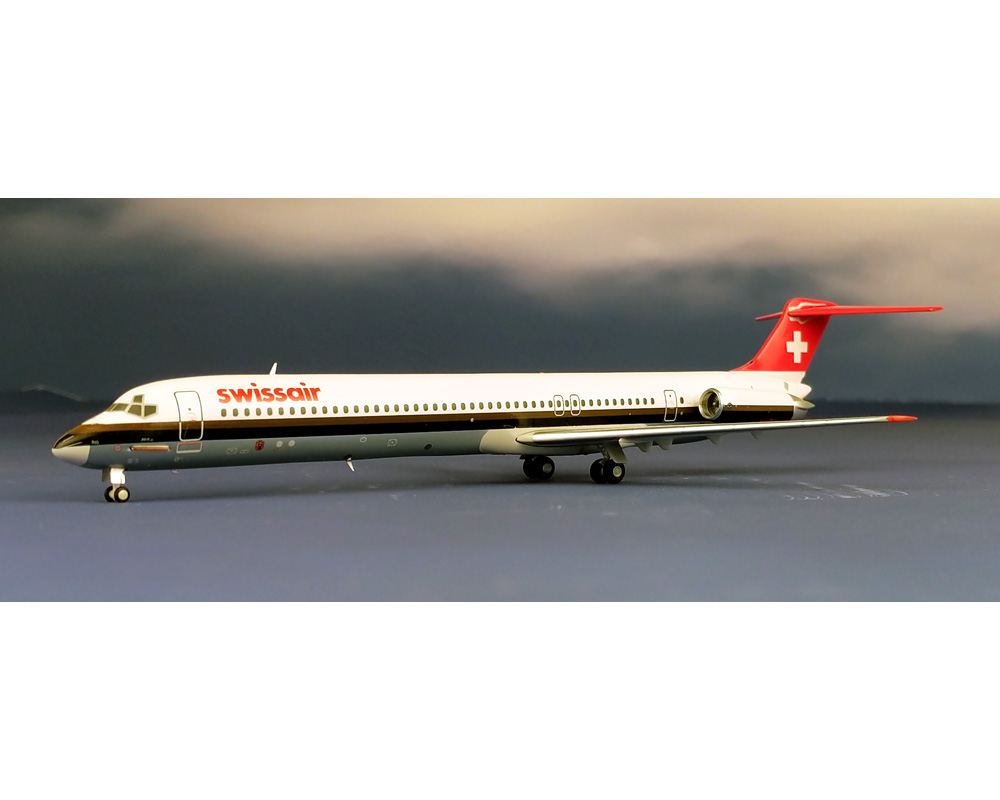 www.JetCollector.com: Swiss Air MD-81 (Brown Cheatline) HB-ING 1