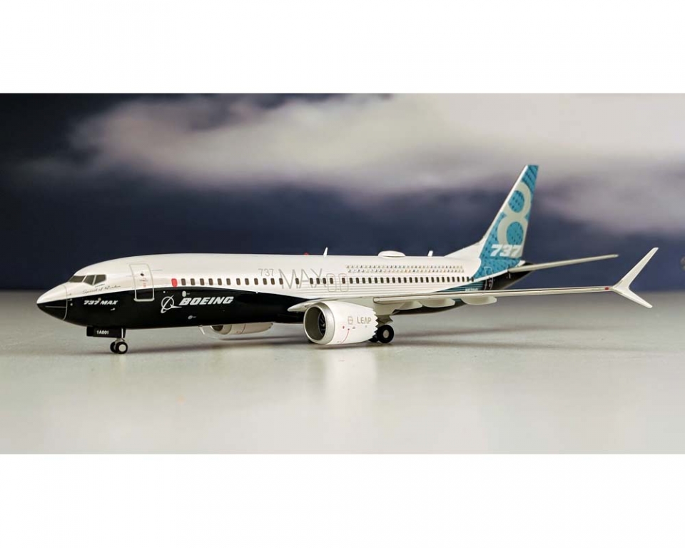 www.JetCollector.com: JC WINGS BOEING B737 MAX8 BLUE HOUSE LIVERY