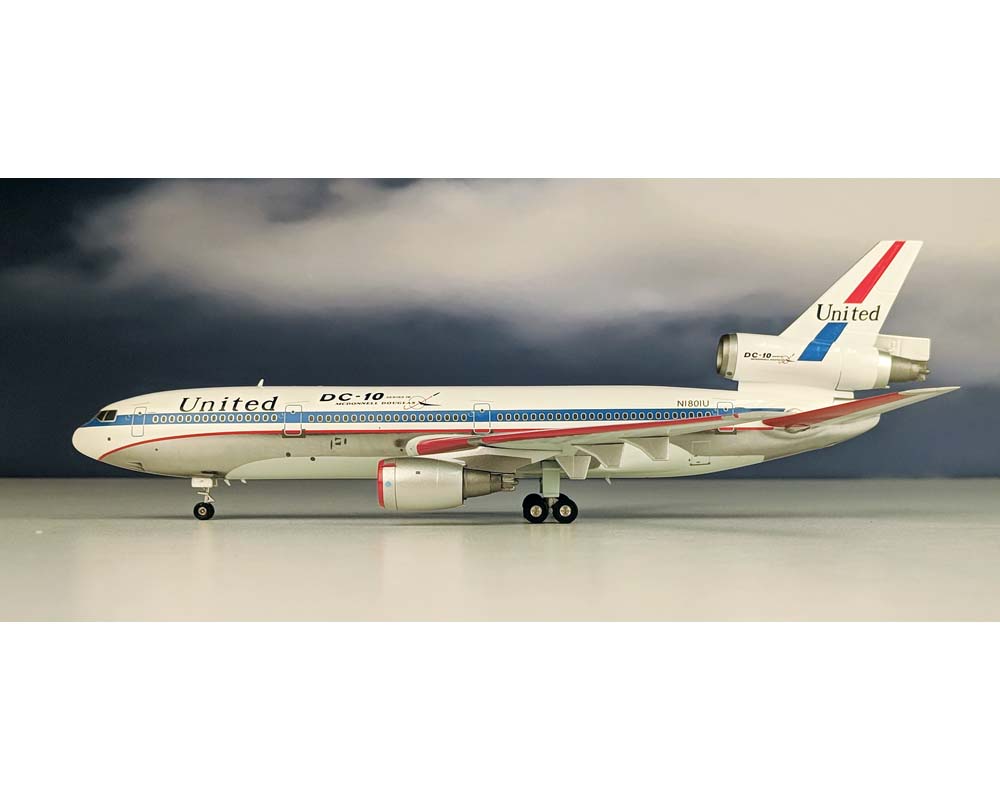 Details about   1:200 INF200 United Airlines DC-10-10 N1801U Polished With Stand 