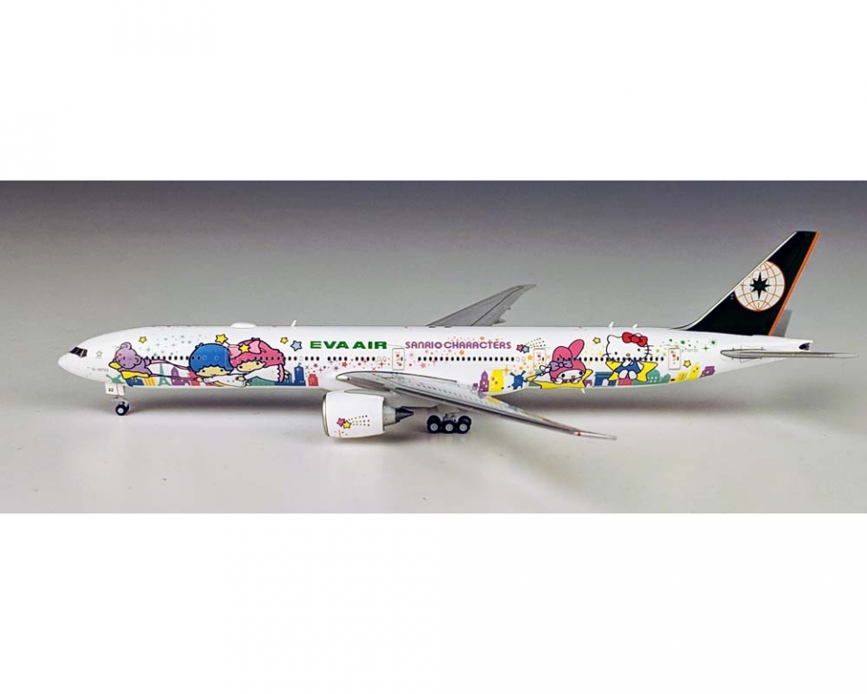 JC Wings 1/400 Eva Air Sanrio Characters 777-300ER B-16722 