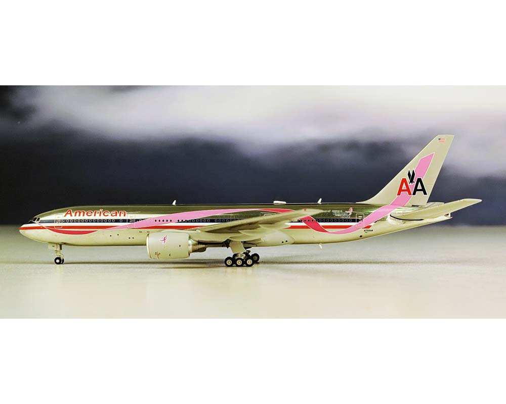 www.JetCollector.com: JC WINGS AMERICAN AIRLINES B777-200ER BREAST