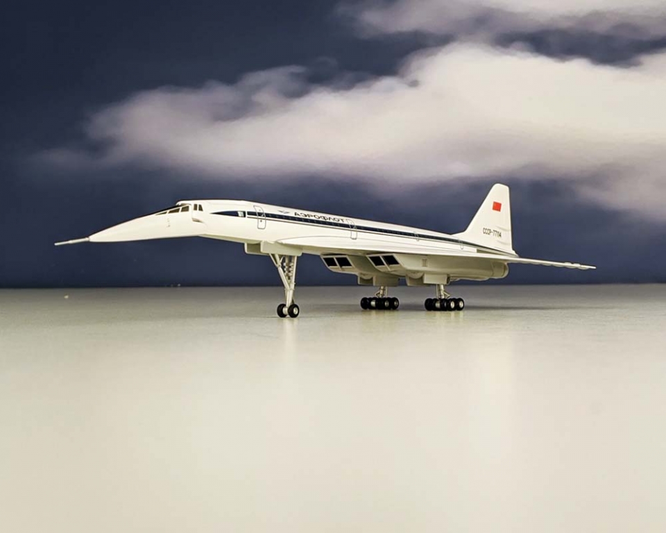 www.JetCollector.com: Aeroflot TU-144D CP-77114 1:200 Scale Herpa