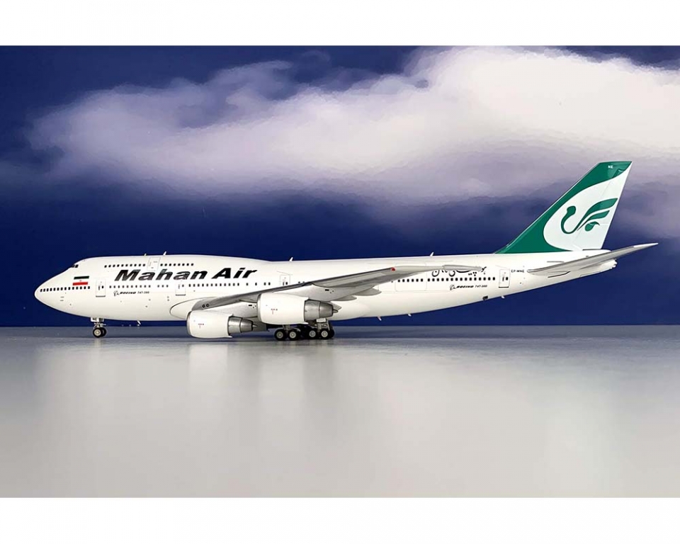 マコリン www.JetCollector.com: INFLIGHT MAHAN B747-300 W/STAND LIMITED