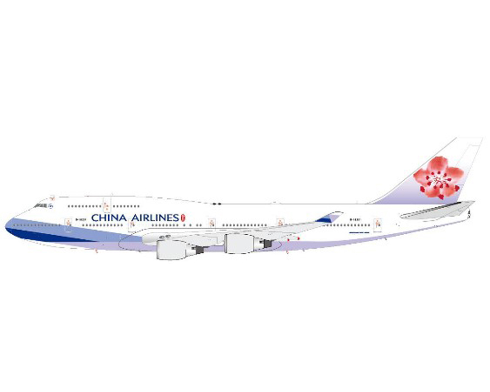 www.JetCollector.com: China Airlines B747-400 B-18251 w/Stand