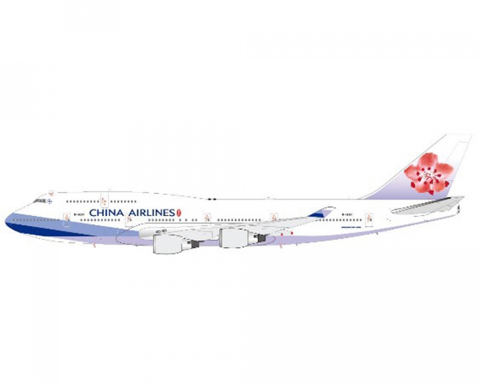 www.JetCollector.com: China Airlines B747-400 B-18251 w/Stand