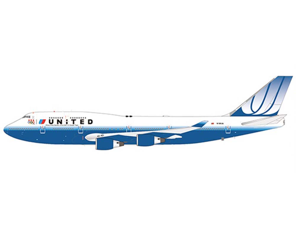 www.JetCollector.com: JC WINGS UNITED AIRLINES B747-400 U.S.
