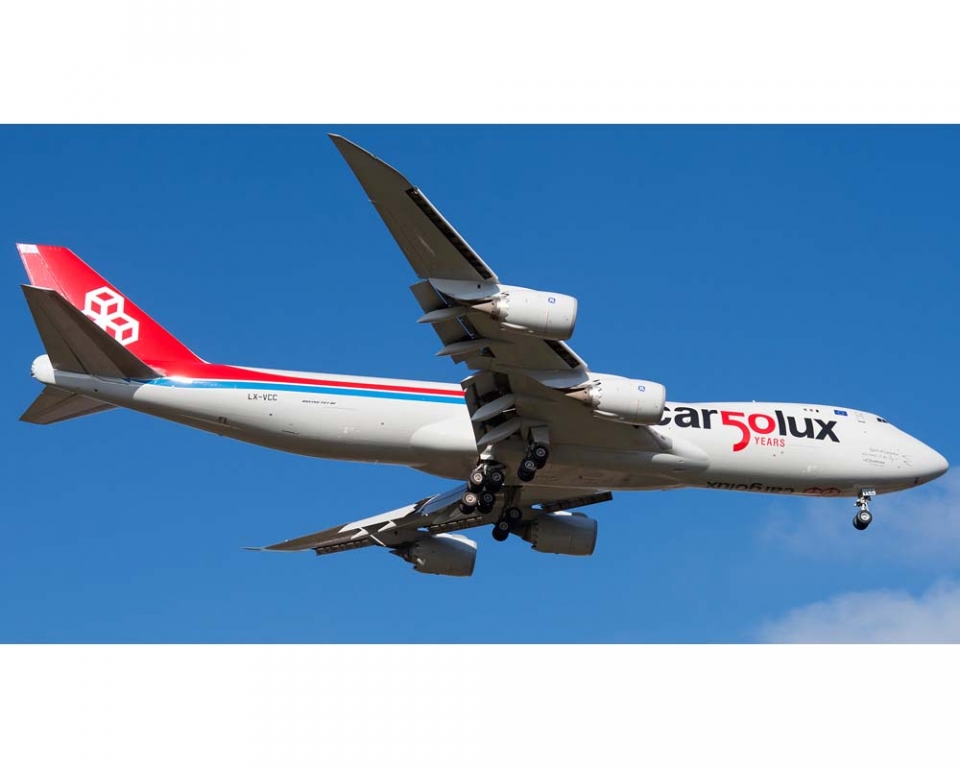 cargolux 747-8F JAS カーゴラックス LX-VCI jc www.JetCollector.com: JC WINGS CARGOLUX B747-8F 50 Yrs Livery