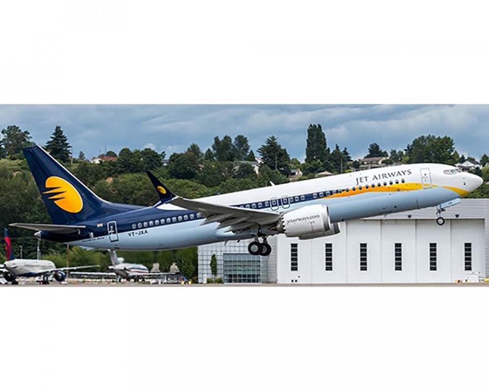 www.JetCollector.com: Jet Airways B737 MAX 8 VT-JXA 1:400 Scale JC