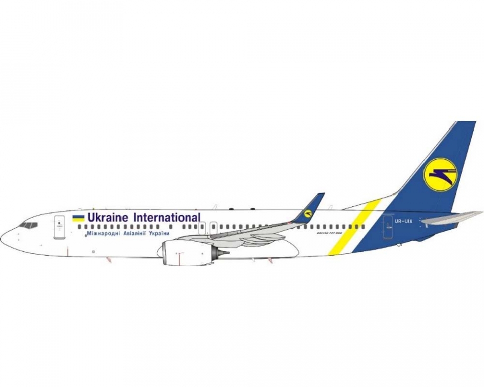 www.JetCollector.com: JFOX UKRAINE INTERNATIONAL B737-800 w/stand