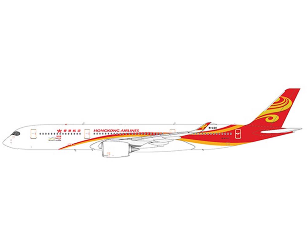 www.JetCollector.com: JC WINGS HONG KONG AIRLINES A350-900 FLAPS w