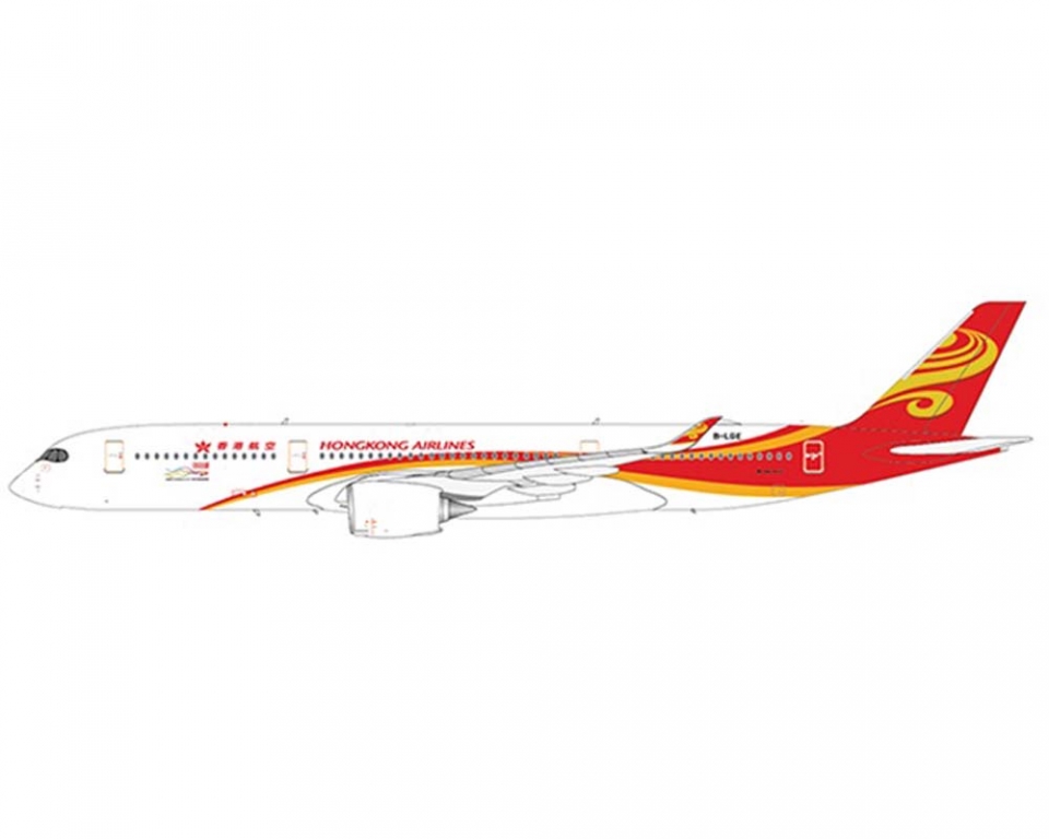 www.JetCollector.com: JC WINGS HONG KONG AIRLINES A350-900 FLAPS w