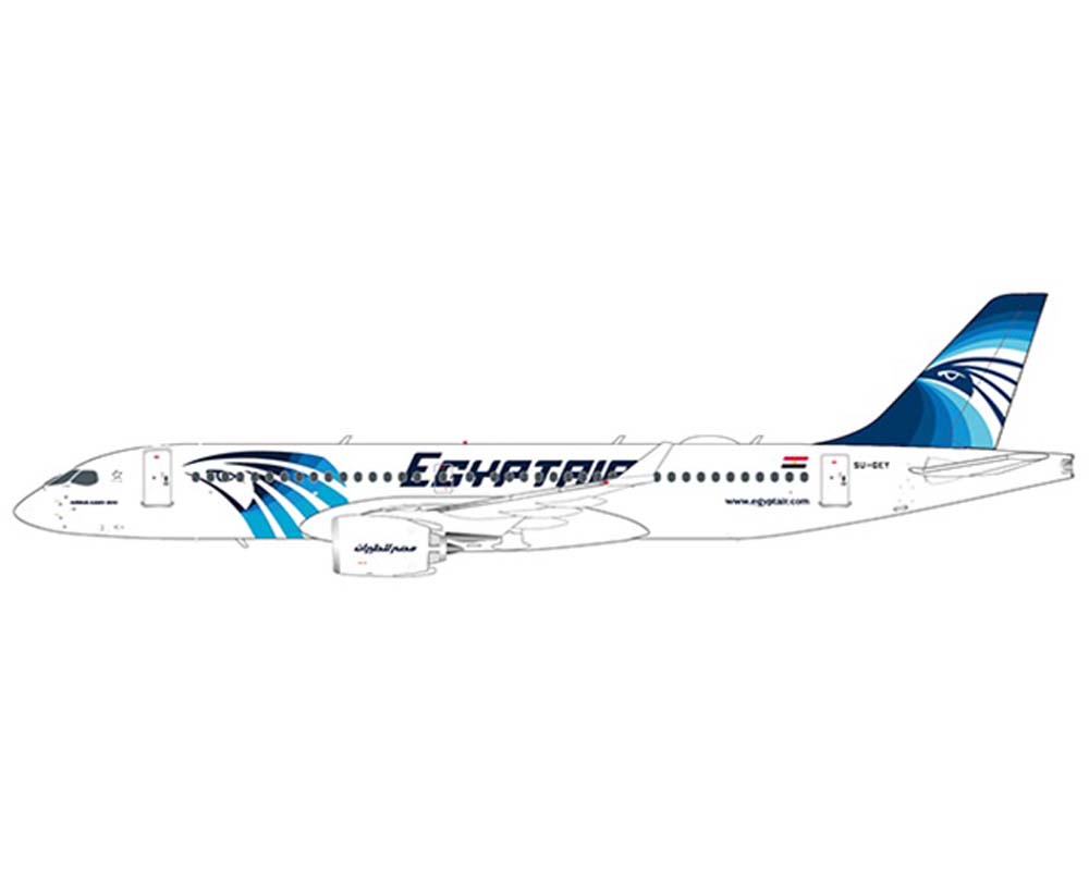 Egyptair Airbus A220-300 SU-GEY 1:200 Scale JC Wings LH2MSR232