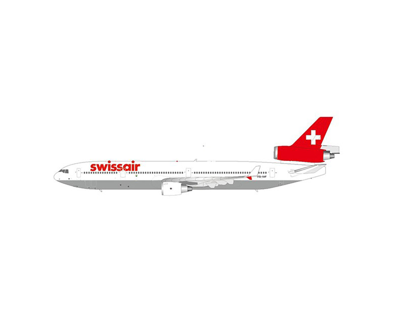 www.JetCollector.com: JC WINGS SWISSAIR MD-11 W/STAND HB-IWE 1:200