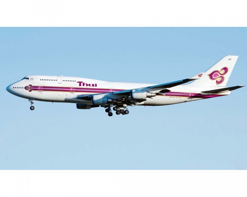 www.JetCollector.com: JC WINGS THAI AIRWAYS B747-400 Old Livery
