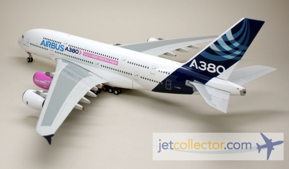 www.JetCollector.com: Airbus A380-800 'Flying the A350-1000 Engine