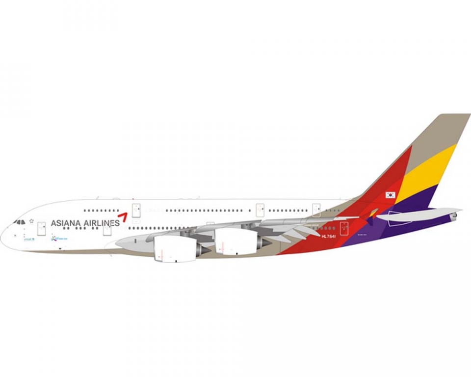 PHOENIX ASIANA A380 HL7641 1:400 Scale PH4AAR2077