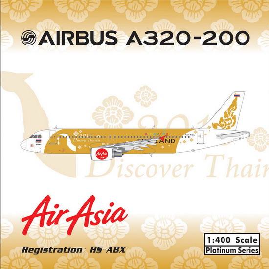 www.JetCollector.com: Thai Air Asia A320 2015 Discover Thainess HS-ABX