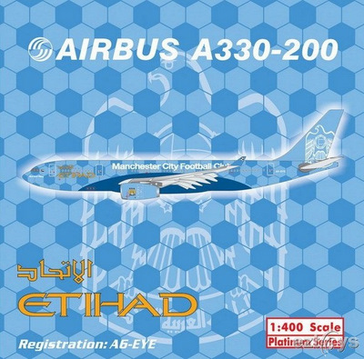 www.JetCollector.com: Etihad A330-200 A6-EYE Manchester City F/C