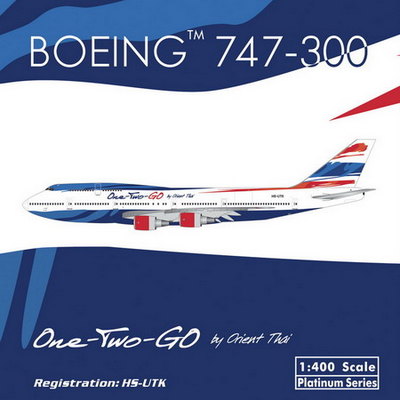 747-300 One-Two-Go InFlight200 : HS-UTK Phoenix 機体記号
