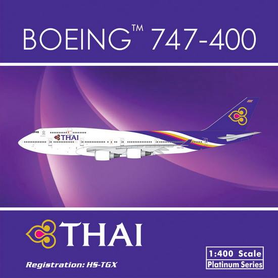 www.JetCollector.com: Thai Airways B747-400 (Old Colors) B747-400