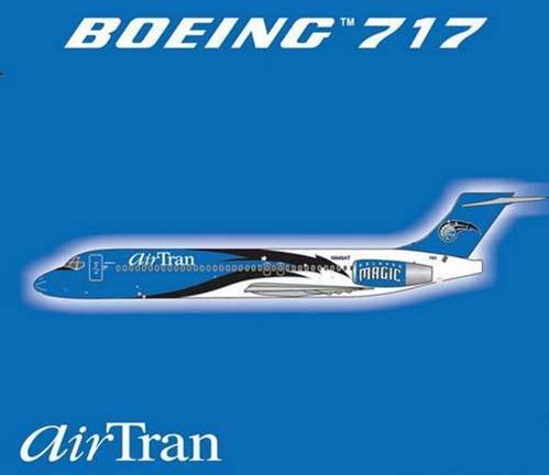 www.JetCollector.com: PHOENIX AIRTRAN 717-200 ORLANDO MAGIC 1