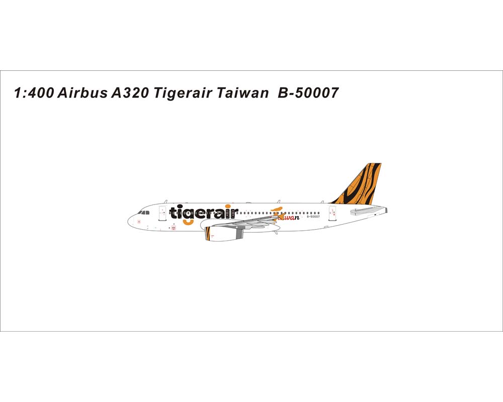 www.JetCollector.com: Tigerair Taiwan A320 B-50007 1:400 Scale