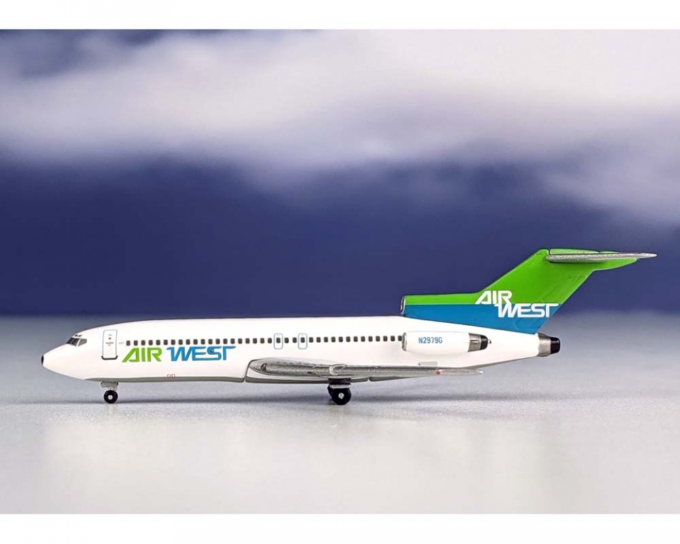 www.JetCollector.com: Aeroclassics AIR WEST GREEN B727-100 N2979G