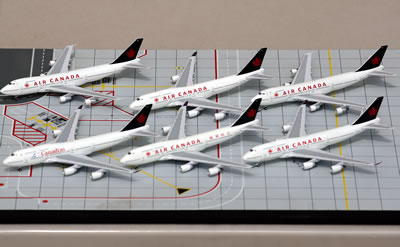 www.JetCollector.com: Air Canada B747-200/400 6 Pack 1:500 Scale