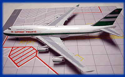 www.JetCollector.com: Cathay Pacific B747-400 (VR-HOP) British Flag