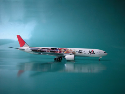 1/400　JAL B777-346 孫悟空塗装　着払 www.JetCollector.com: JAL B777-300 (Goku Livery)