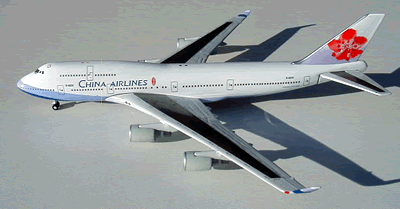 CHINA AIRLINES B747-400 StarJets製 www.JetCollector.com: China Airlines B747-400 1:500 Scale
